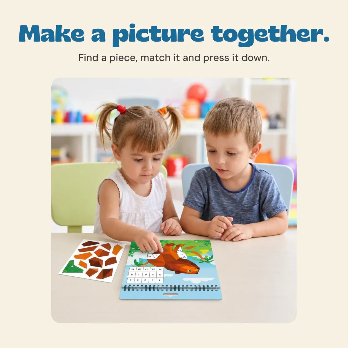 TibaToes™ StickerPaint Number Art Book