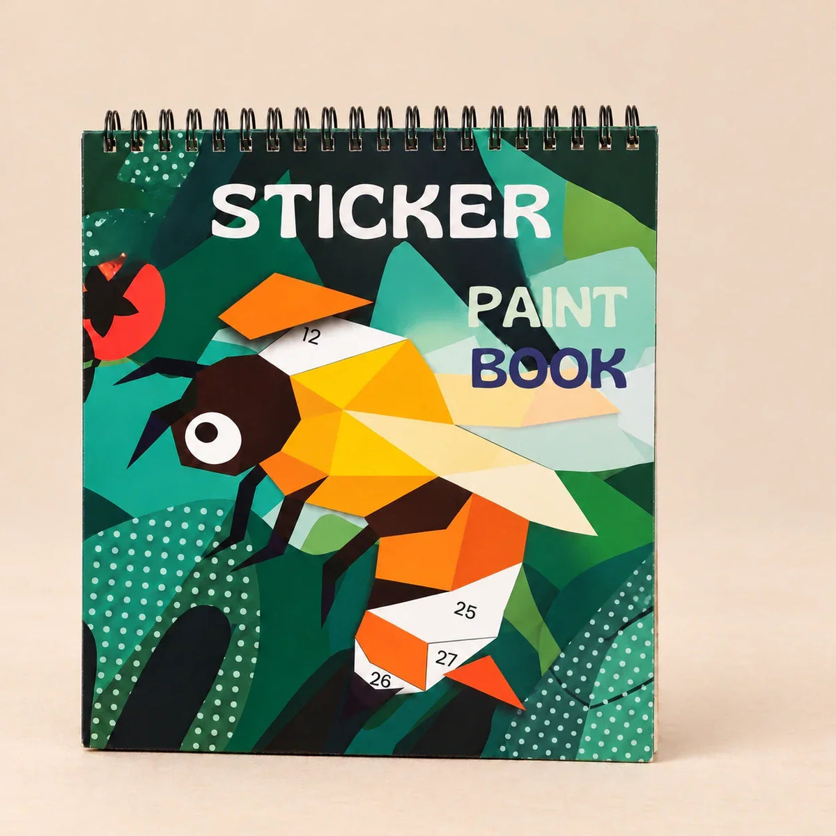 TibaToes™ StickerPaint Number Art Book