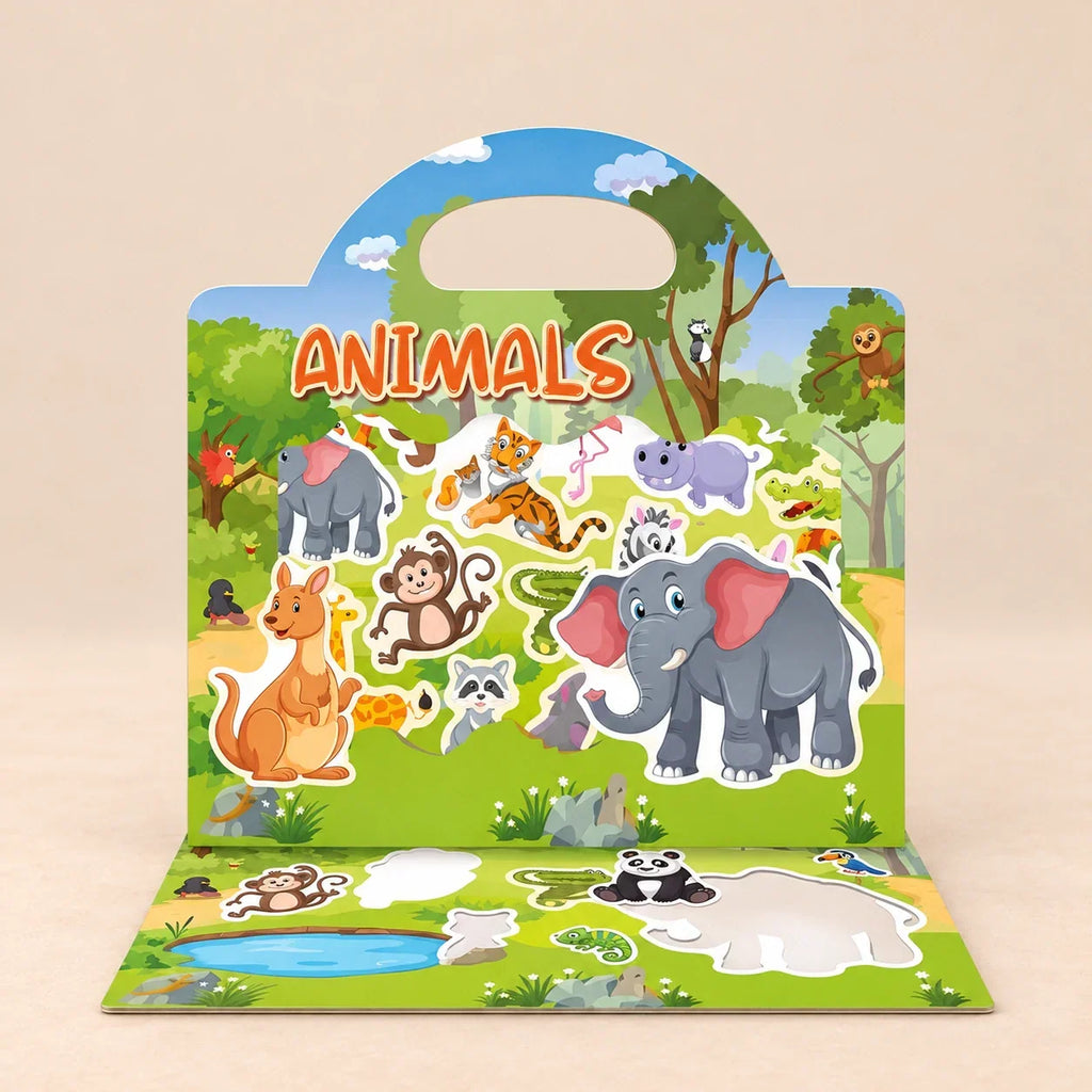 TibaToes™ CarryScene Reusable Sticker Book
