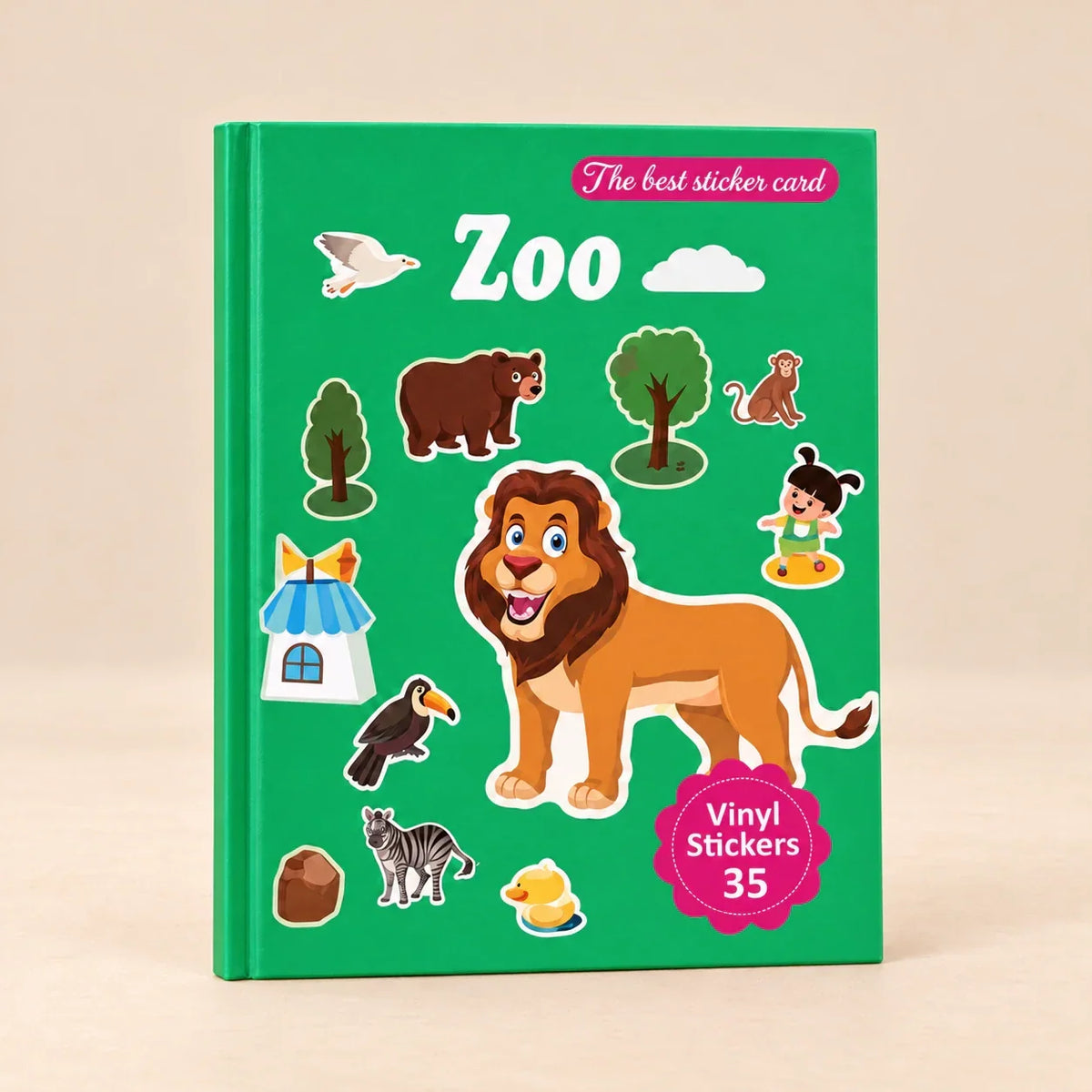 TibaToes™ MiniScene Reusable Sticker Book
