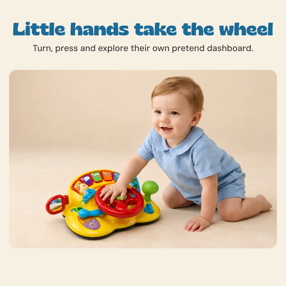 TibaToes™ LittleDriver Learning Steering Wheel