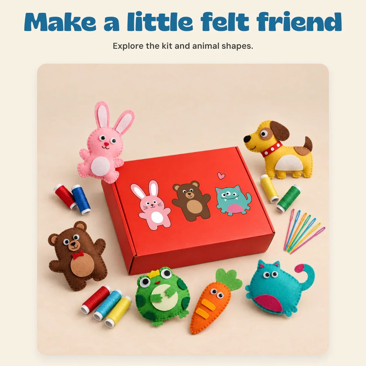 TibaToes™ Woodland Stitch & Sew Craft Kit