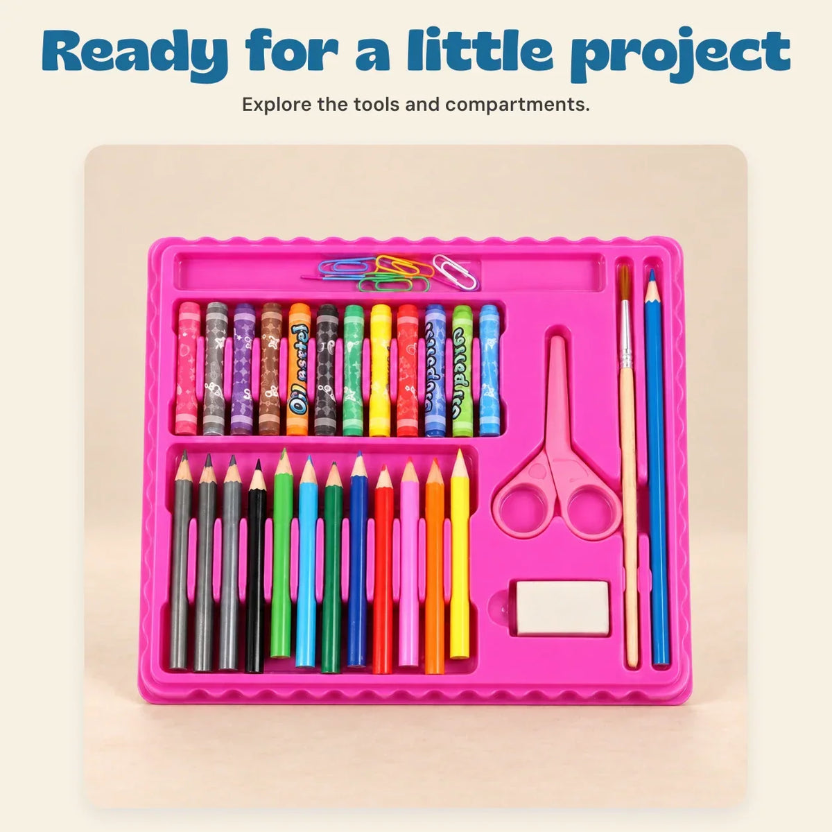 TibaToes™ MegaArtist 86-Piece Creative Art Set