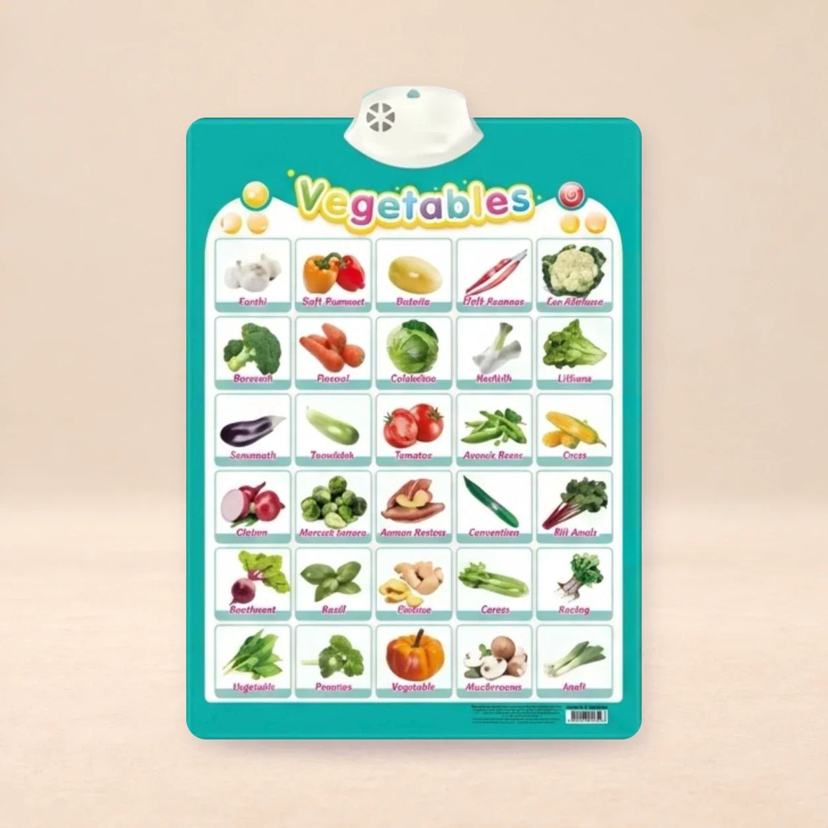 TibaToes™ Talking Alphabet Learning Wall Chart