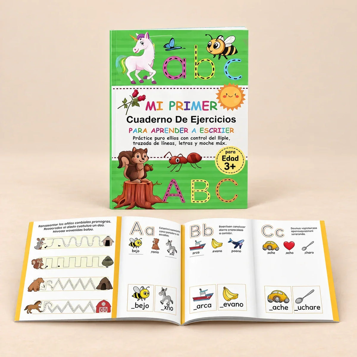 TibaToes™ Spanish ABC Writing Workbook
