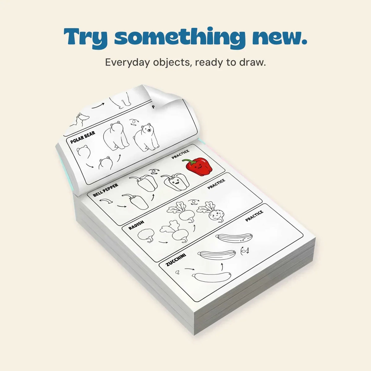 TibaToes™ Step-by-Step Drawing Workbook