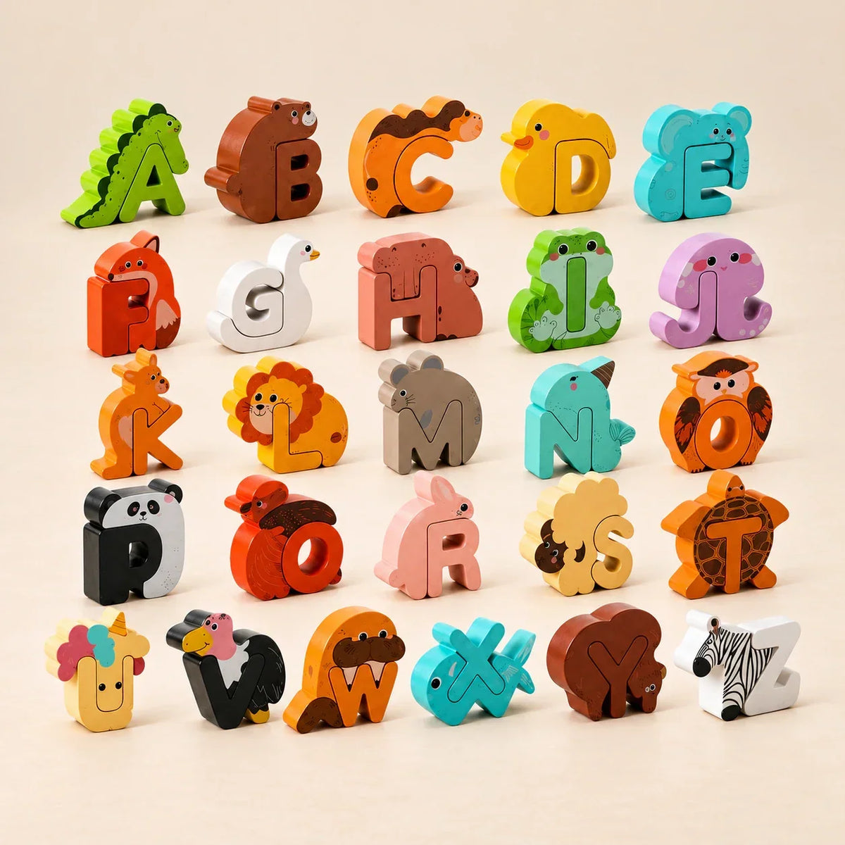 TibaToes™ Animal Alphabet Puzzle Set
