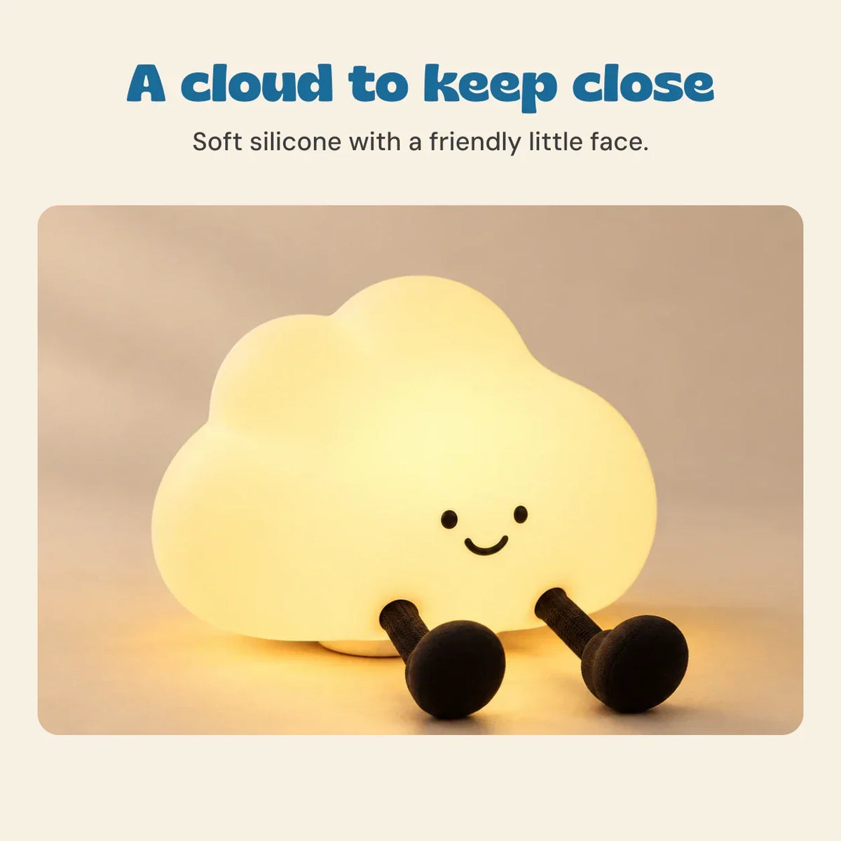 TibaToes™ CloudGlow Tap Night Light
