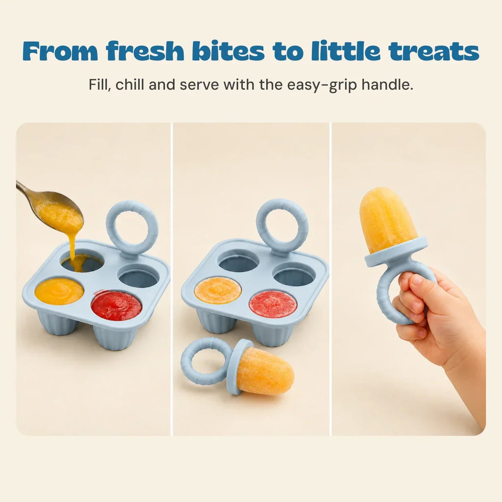 TibaToes™ Little Bites Silicone Feeder & Teether Set
