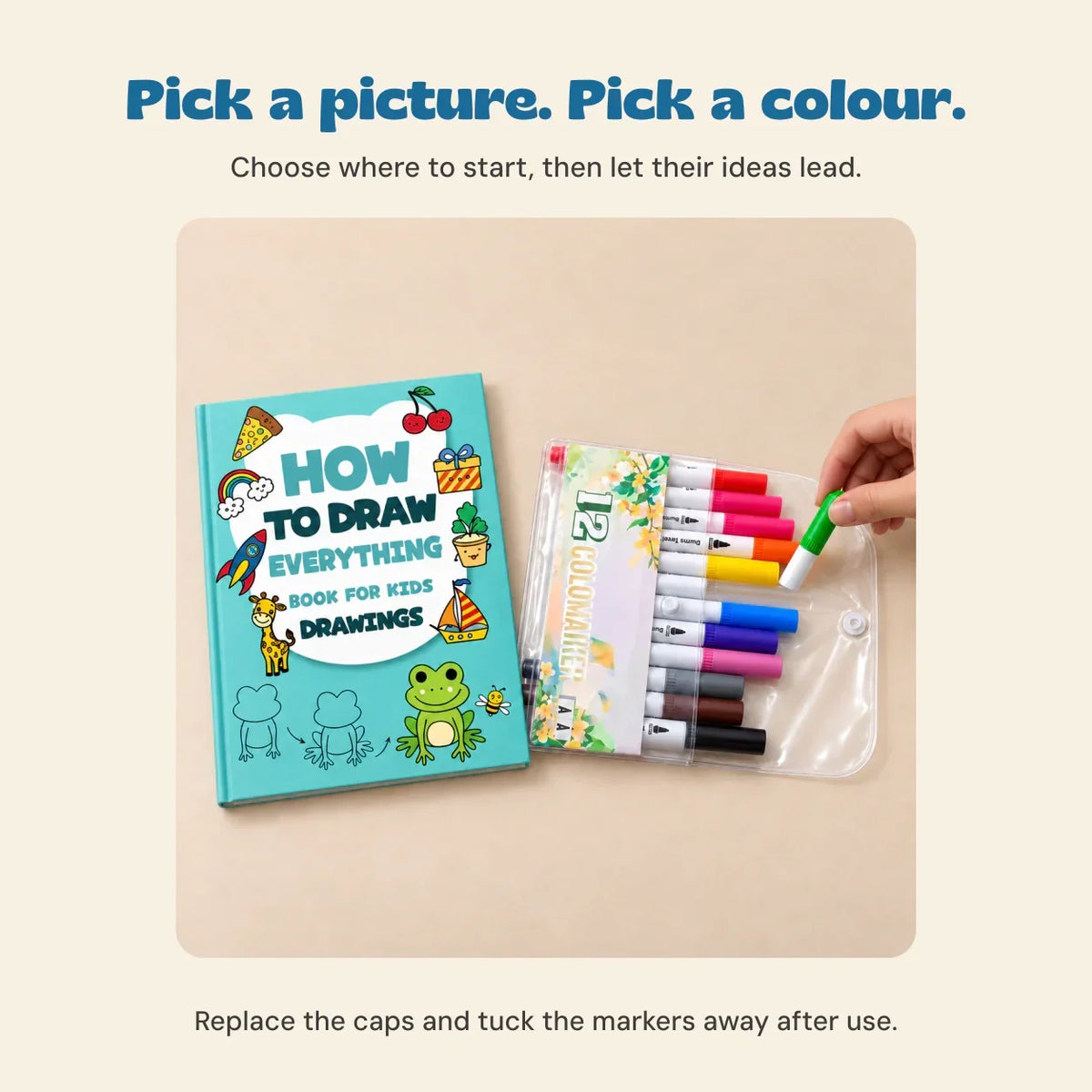 TibaToes™ Draw & Colour Gift Duo