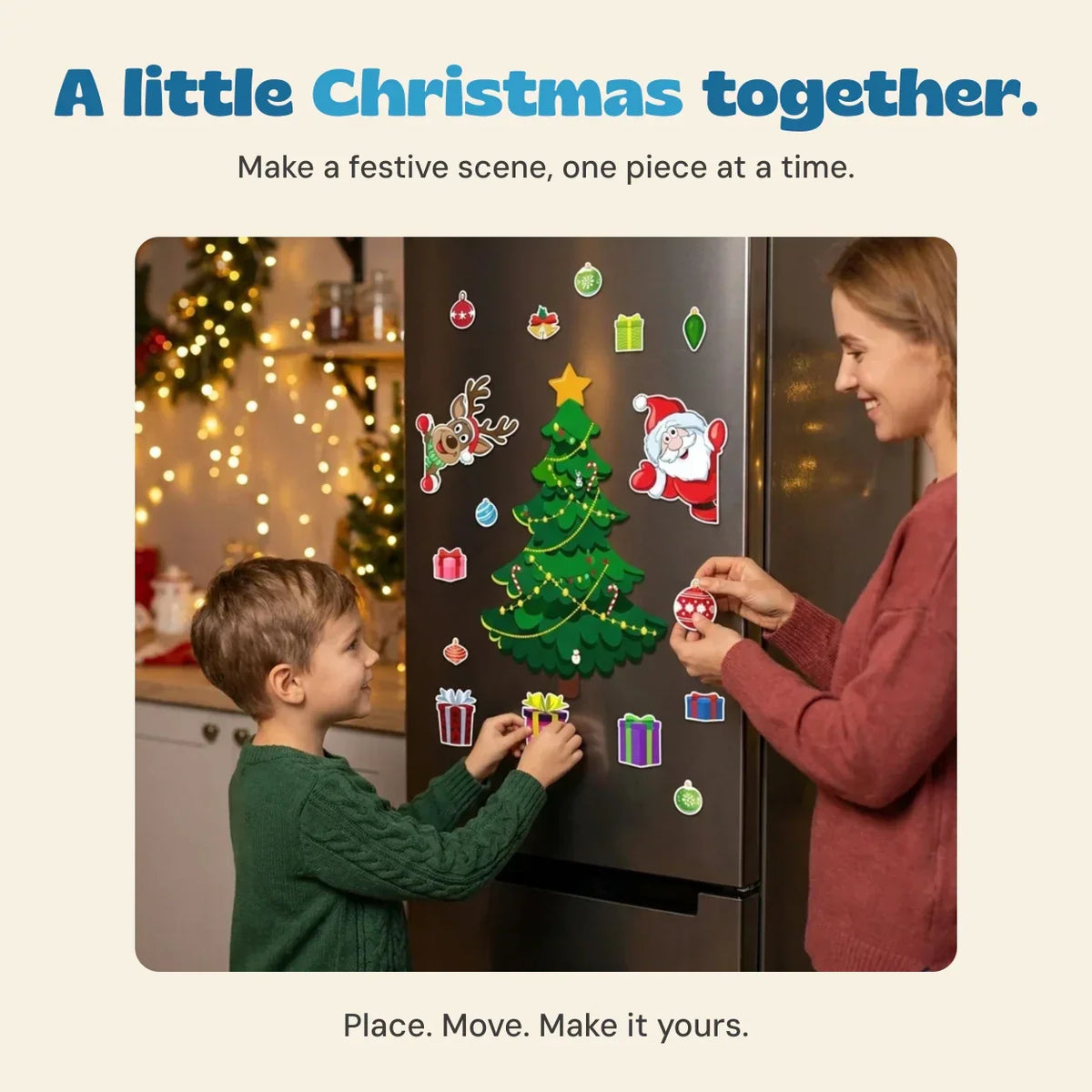 TibaToes™ Holiday Magic Magnetic Scene Builder