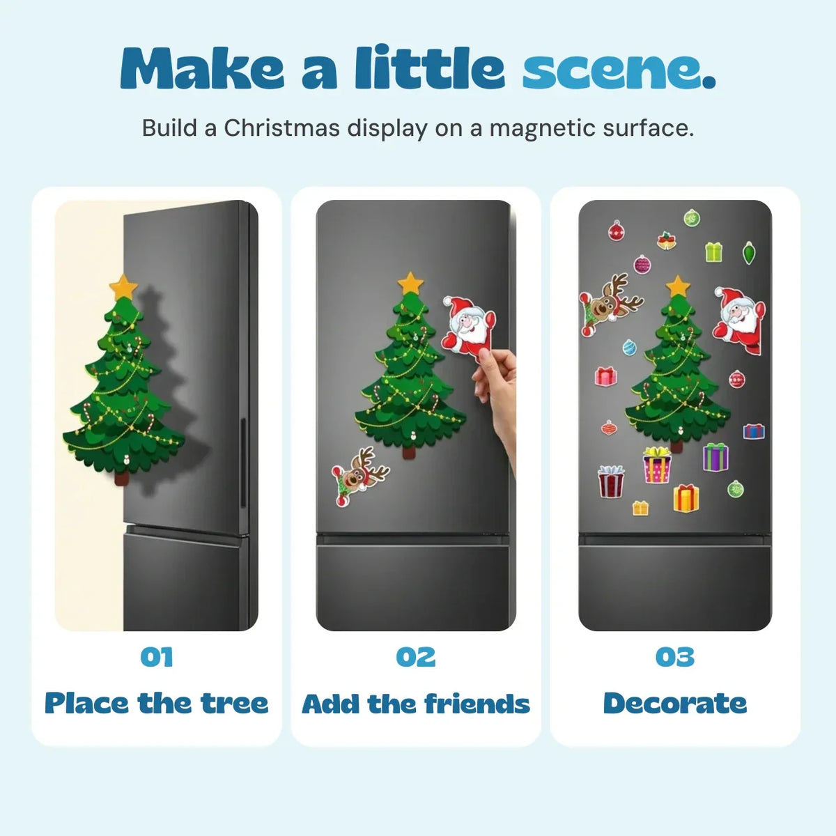 TibaToes™ Holiday Magic Magnetic Scene Builder
