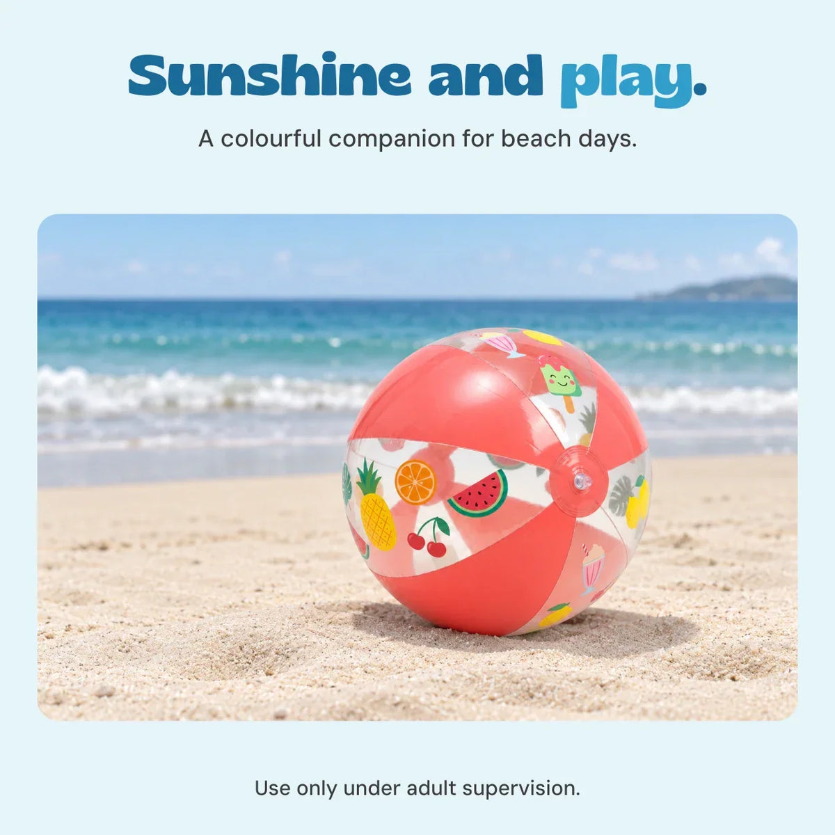 TibaToes Inflatable Beach Ball