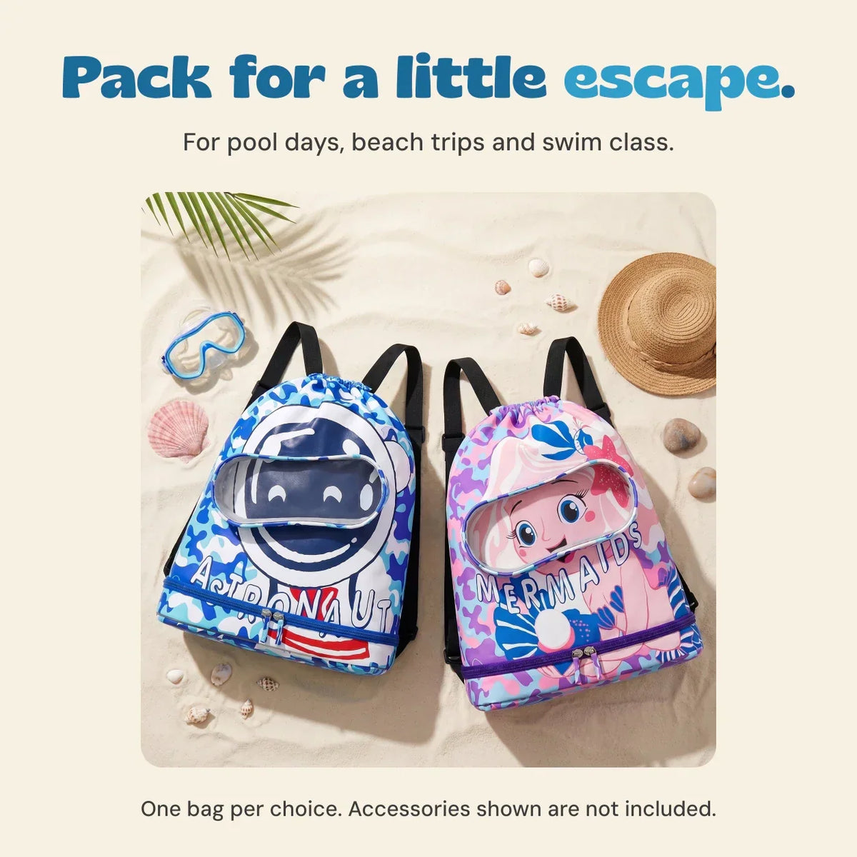 TibaToes Kids Swim Bag