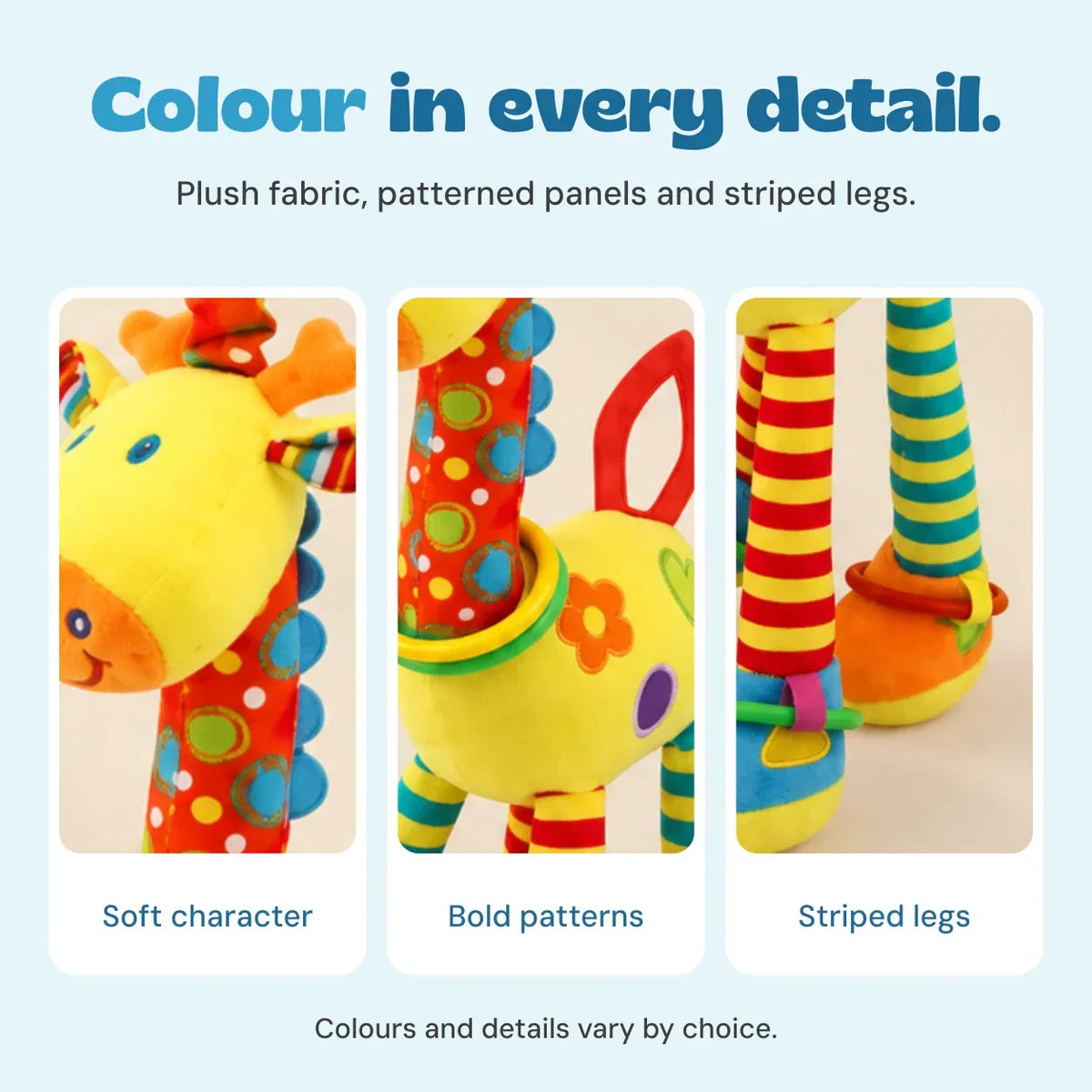 TibaToes™ Sensory Rattle Giraffe