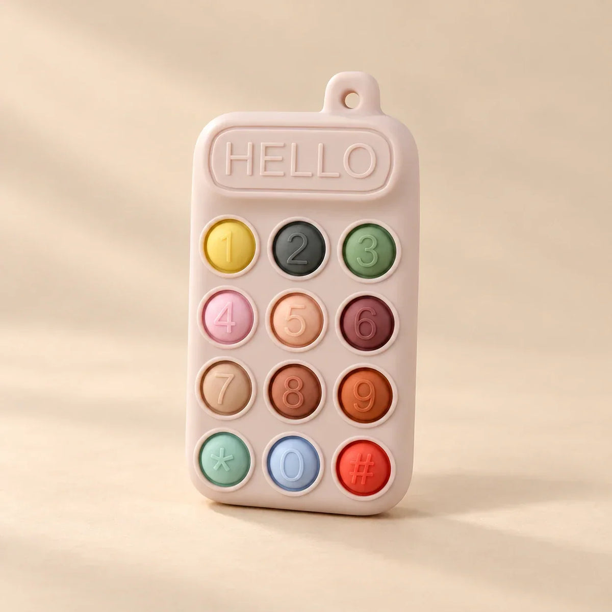 TibaToes™ Click & Calm Silicone Phone Teether