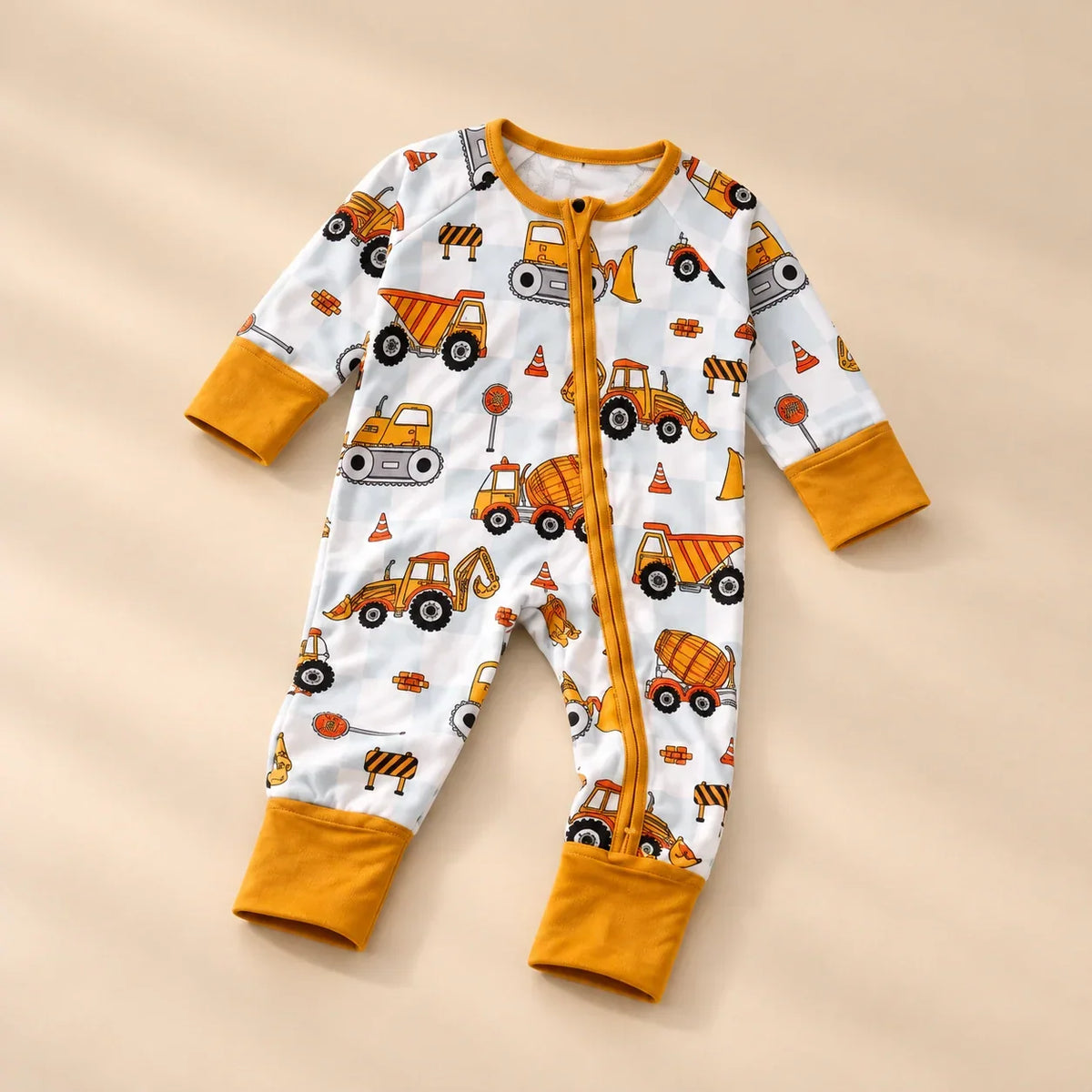 TibaToes™ Soft Zip Baby Romper