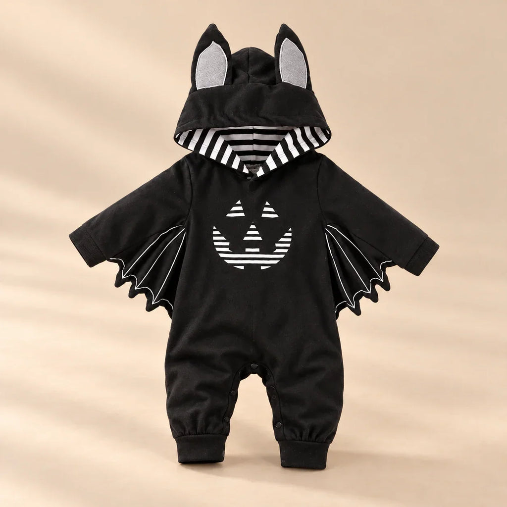 TibaToes™ Little Bat Hooded Romper