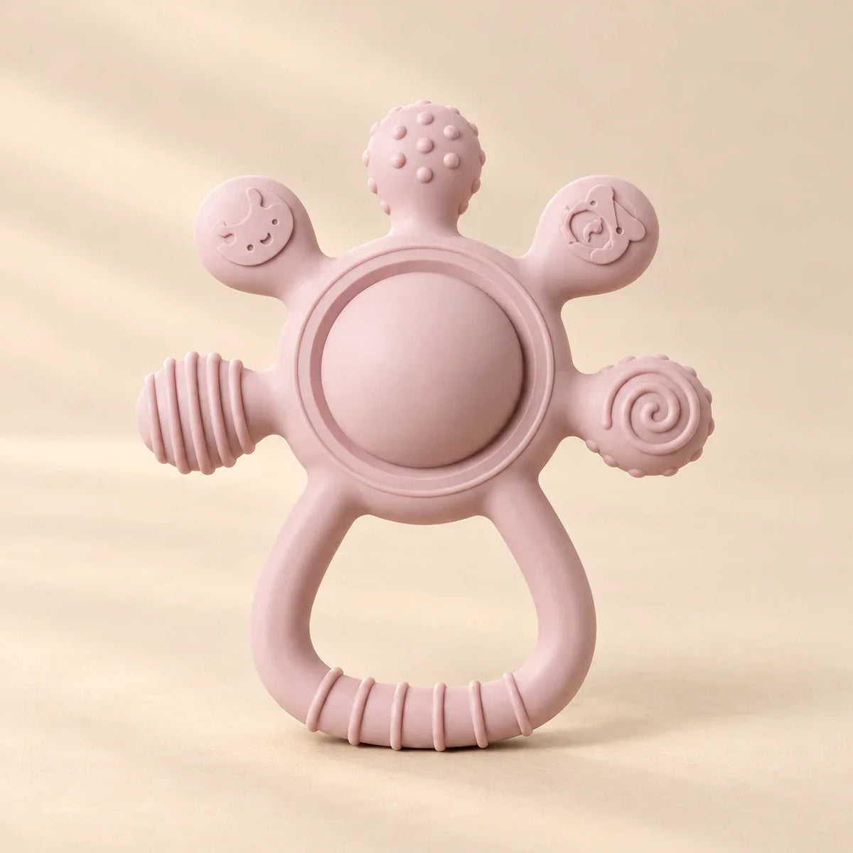 TibaToes™ LittleGrip Silicone Teether Rattle