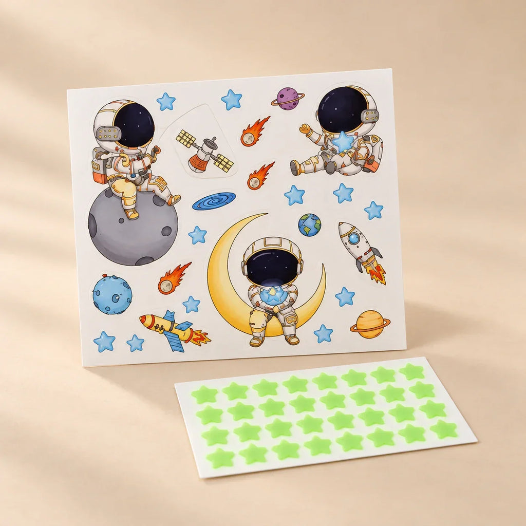 TibaToes™ Astronaut Night Glow Stickers
