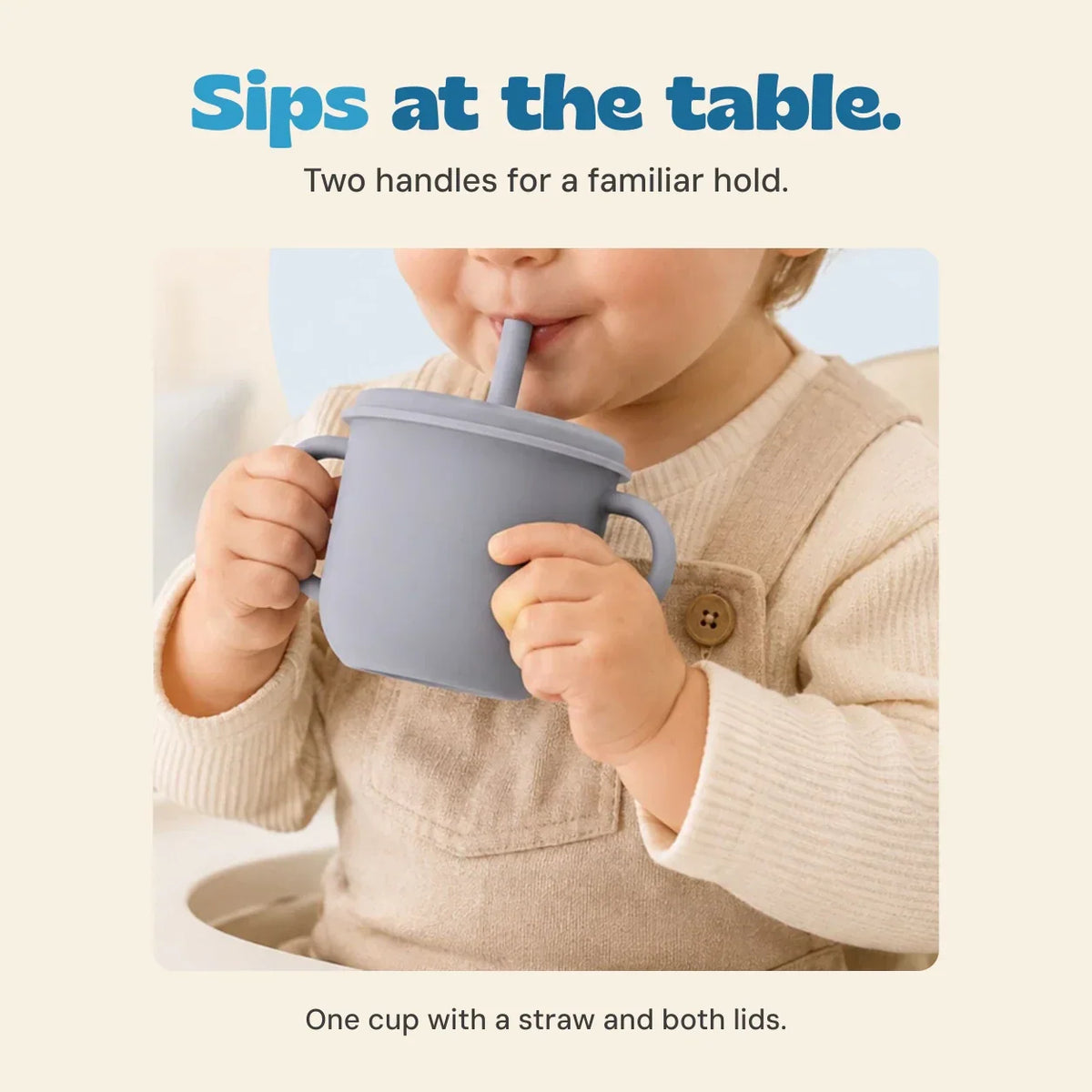 TibaToes™ Sip & Snack Silicone Training Cup