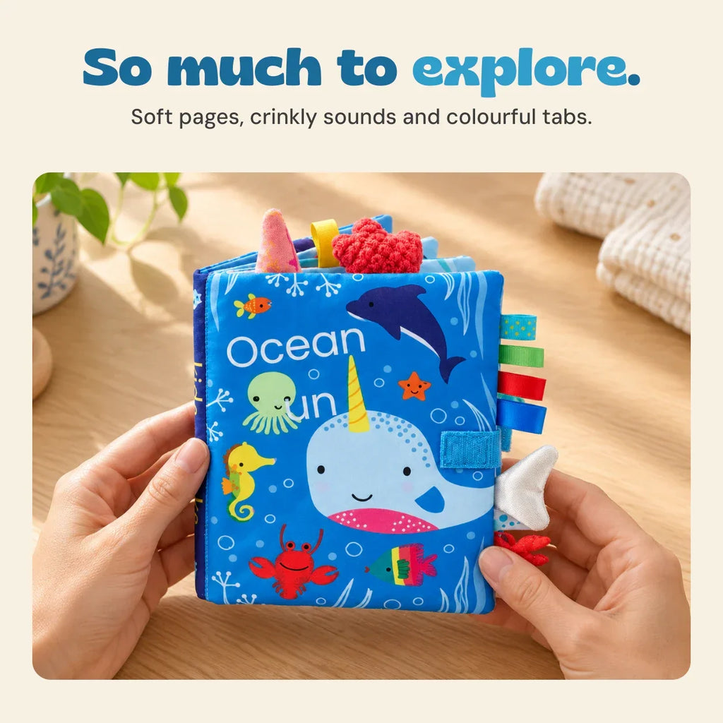 TibaToes™ Snuggle Stories Sensory Book
