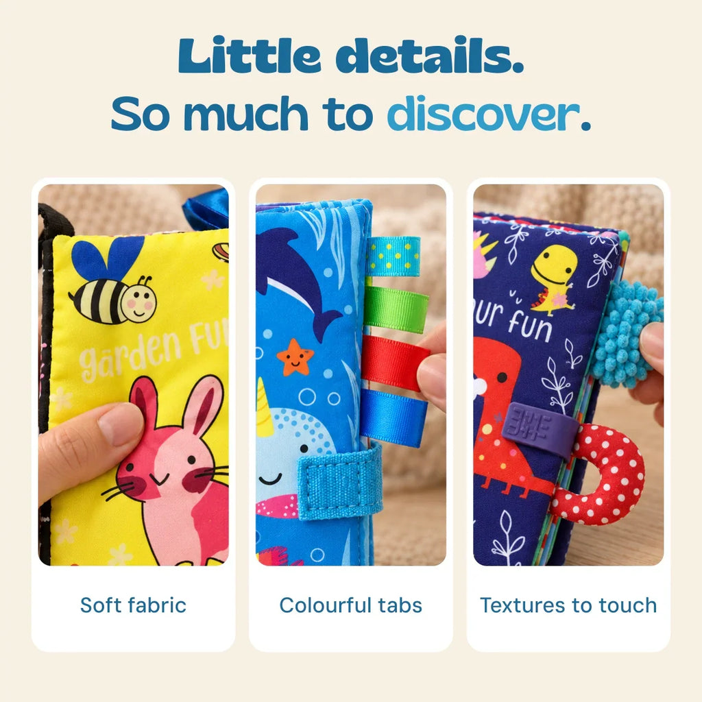 TibaToes™ Snuggle Stories Sensory Book