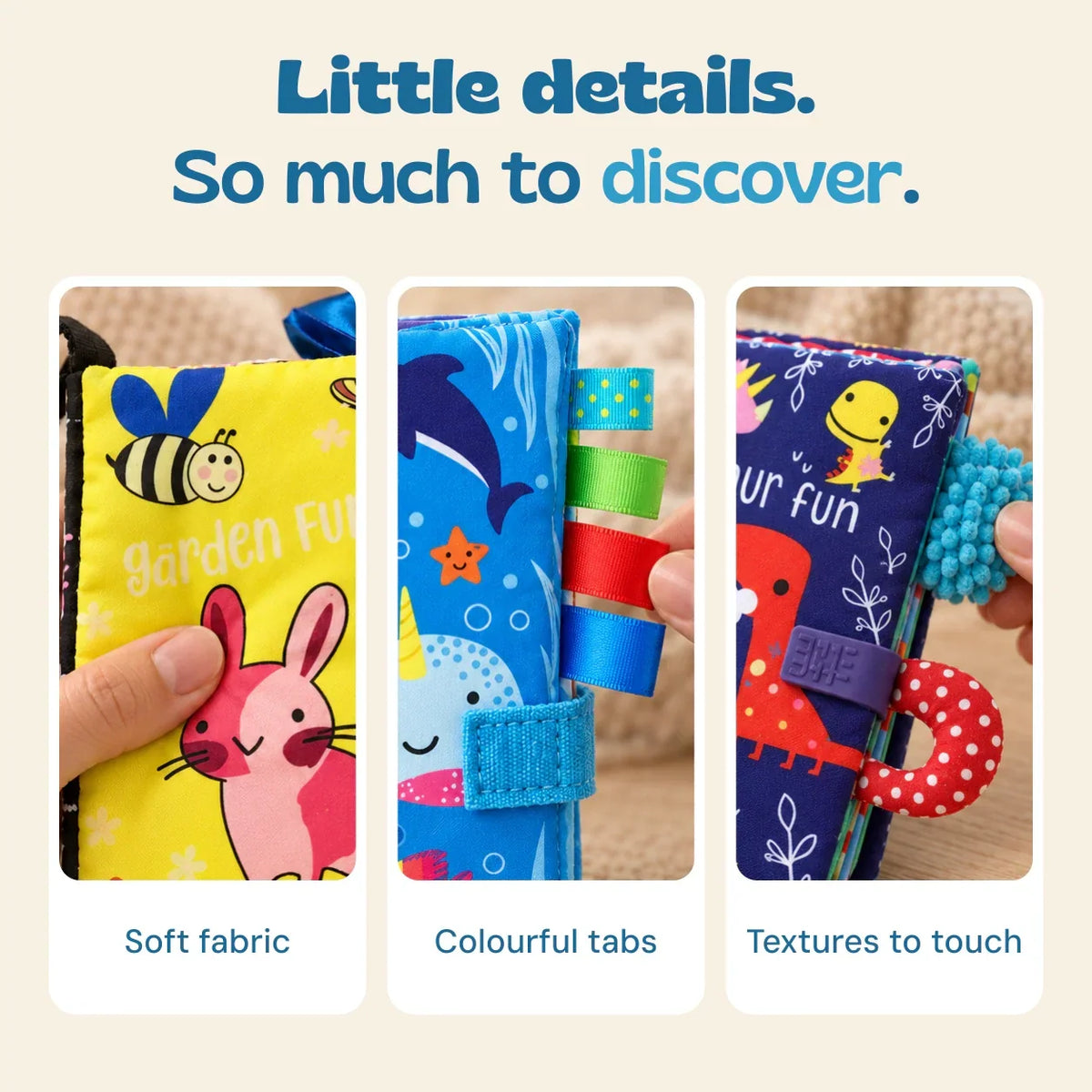 TibaToes™ Snuggle Stories Sensory Book