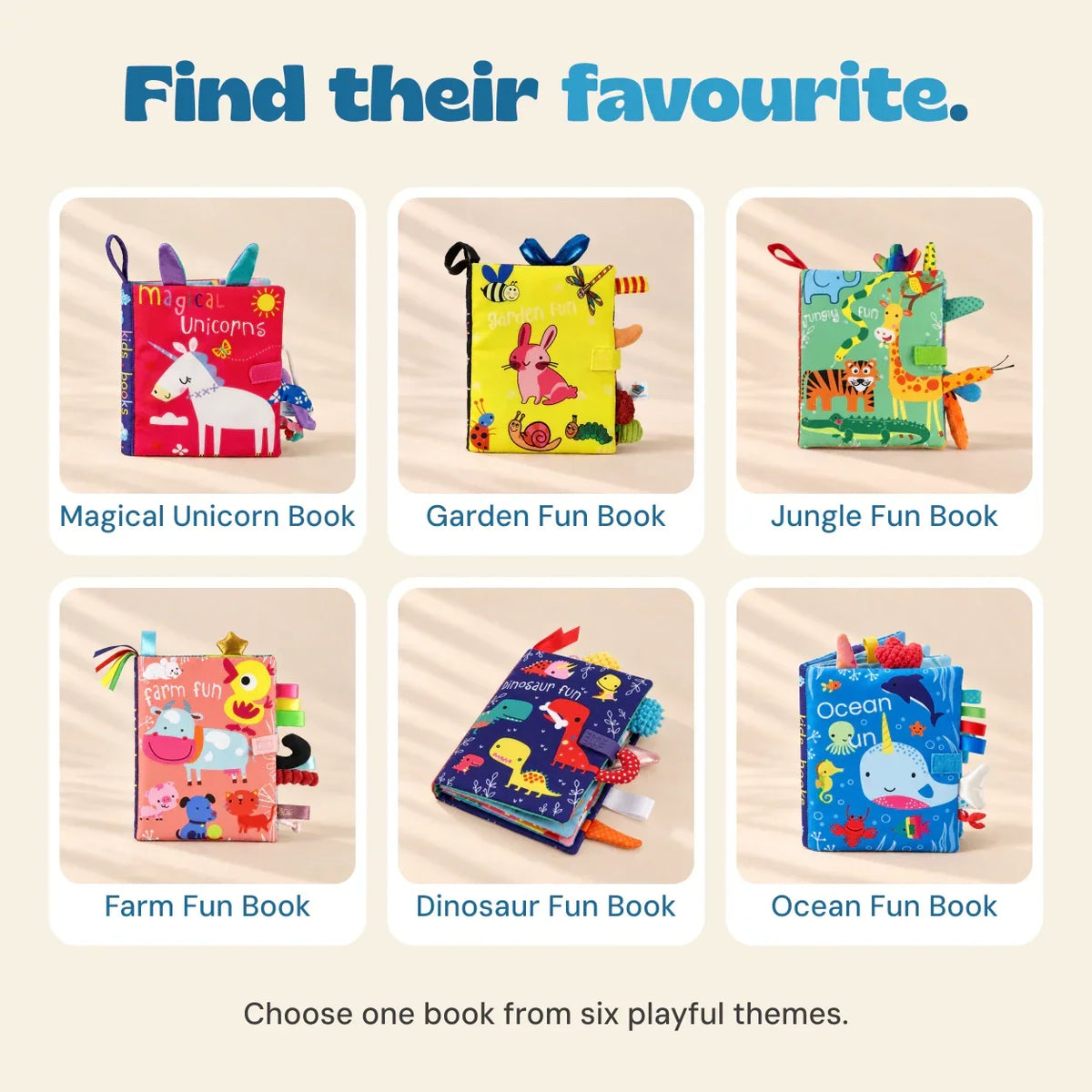 TibaToes™ Snuggle Stories Sensory Book