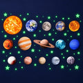 TibaToes™ Glow-in-the-Dark Space Sticker Set