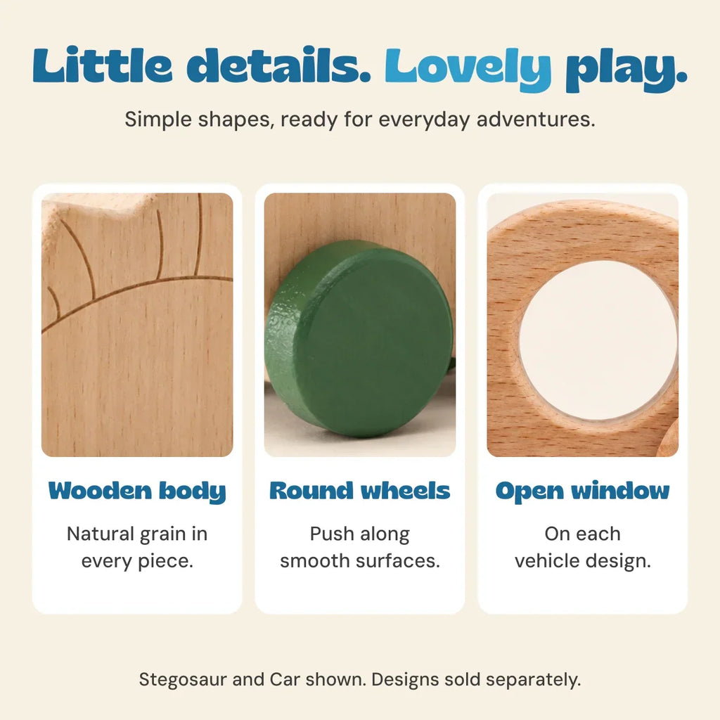 TibaToes™ Wooden Wonder Wheels