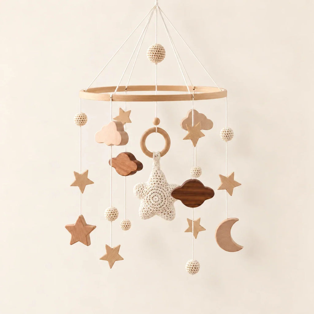 TibaToes™ Wooden Baby Mobile