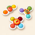 TibaToes™ Montessori Texture Spinning 3-Piece Set
