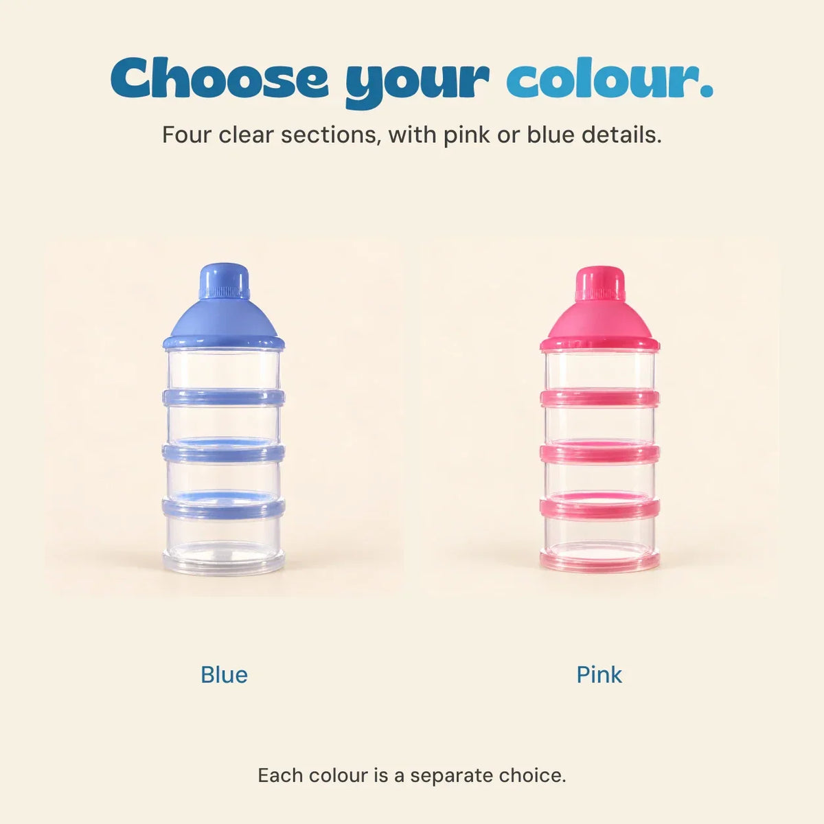 TibaToes™ Portable Milk Powder Dispenser Tower