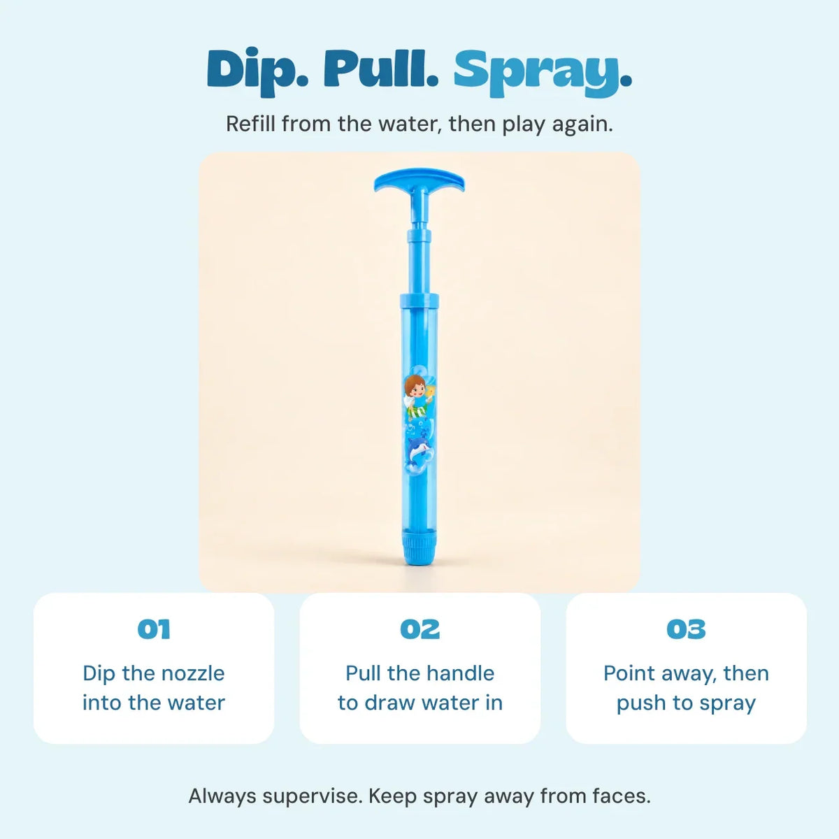 TibaToes™ Aqua Blast Pool Sprayer