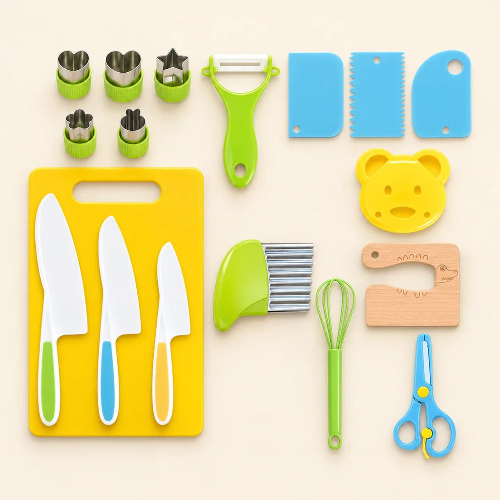 TibaToes Montessori Kitchen Prep Set