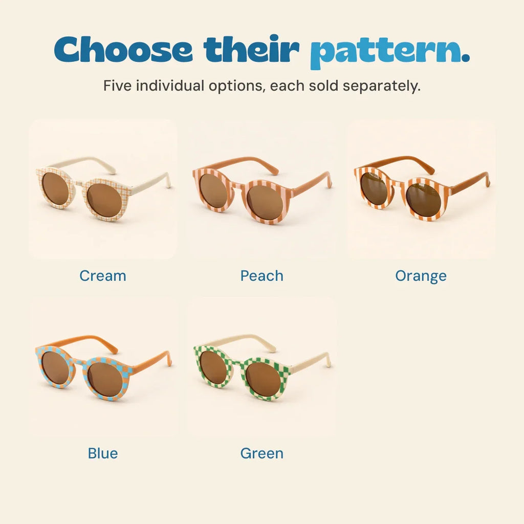 TibaToes Checker Sun Shades