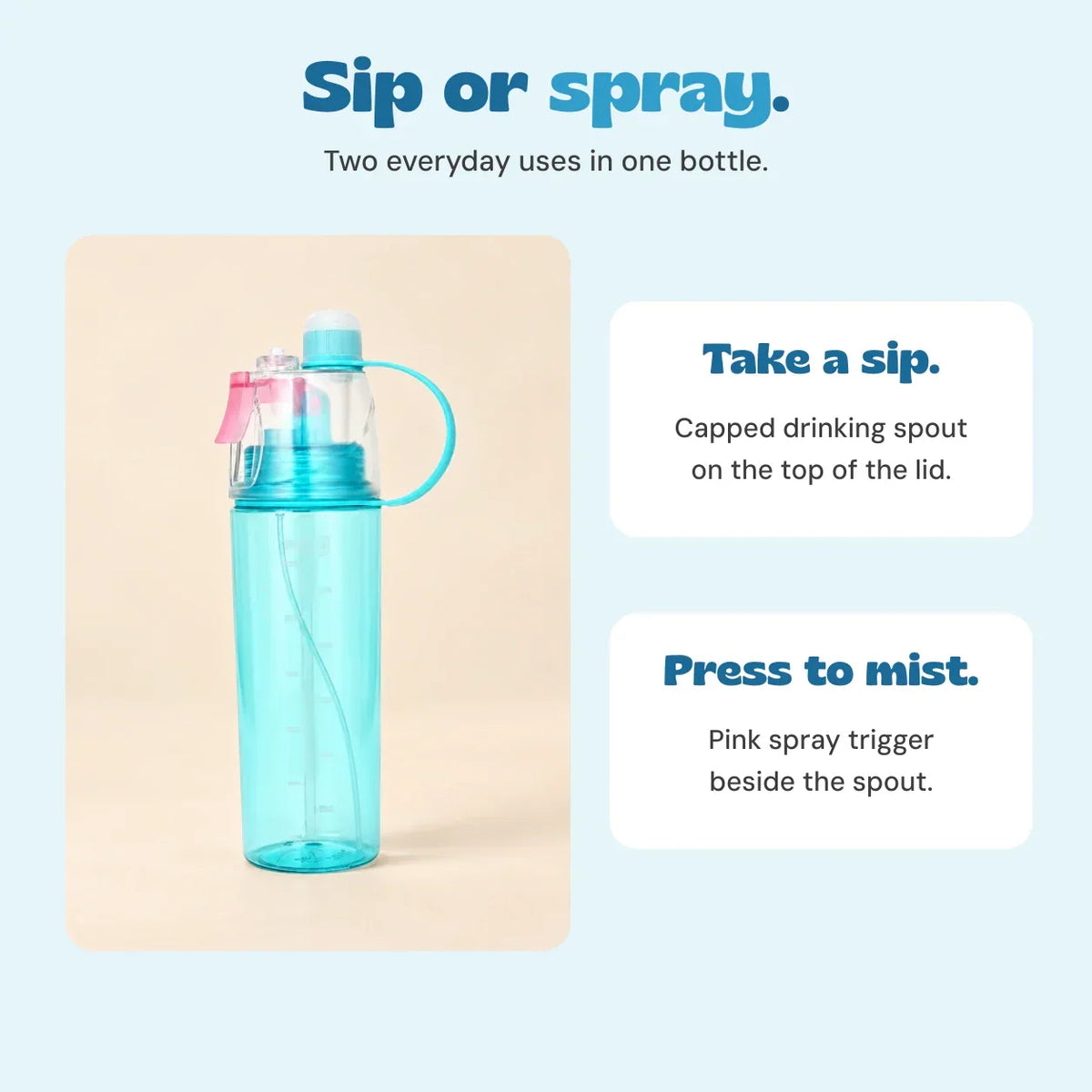 TibaToes™ MistSip Bottle