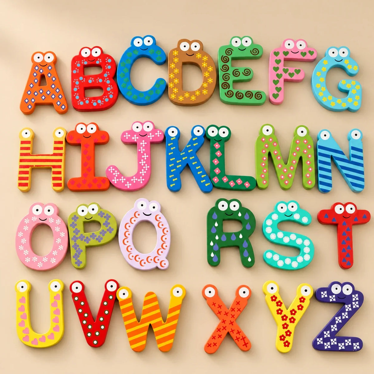 TibaToes Magnetic Alphabet Letters