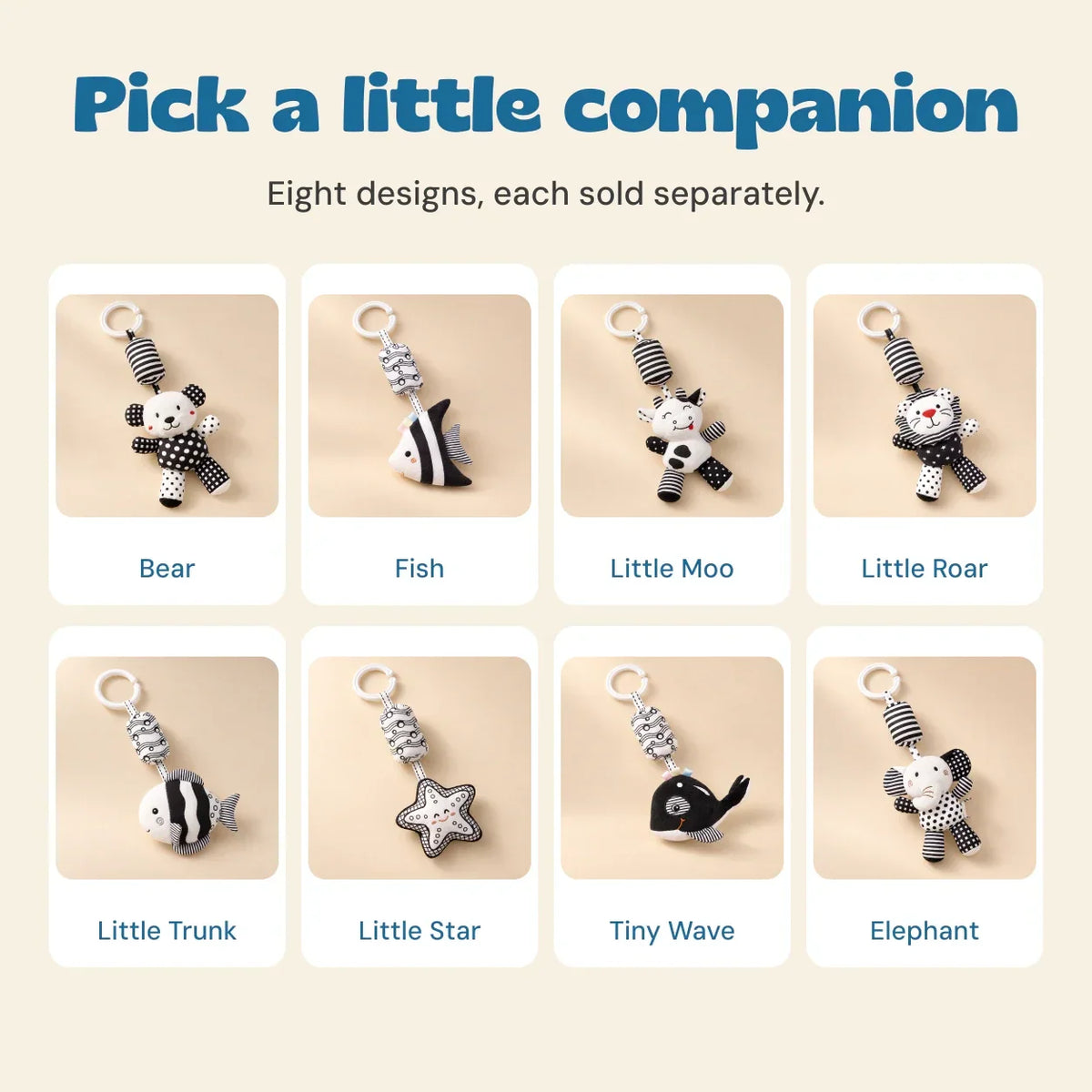 TibaToes Little Focus Hanging Rattle