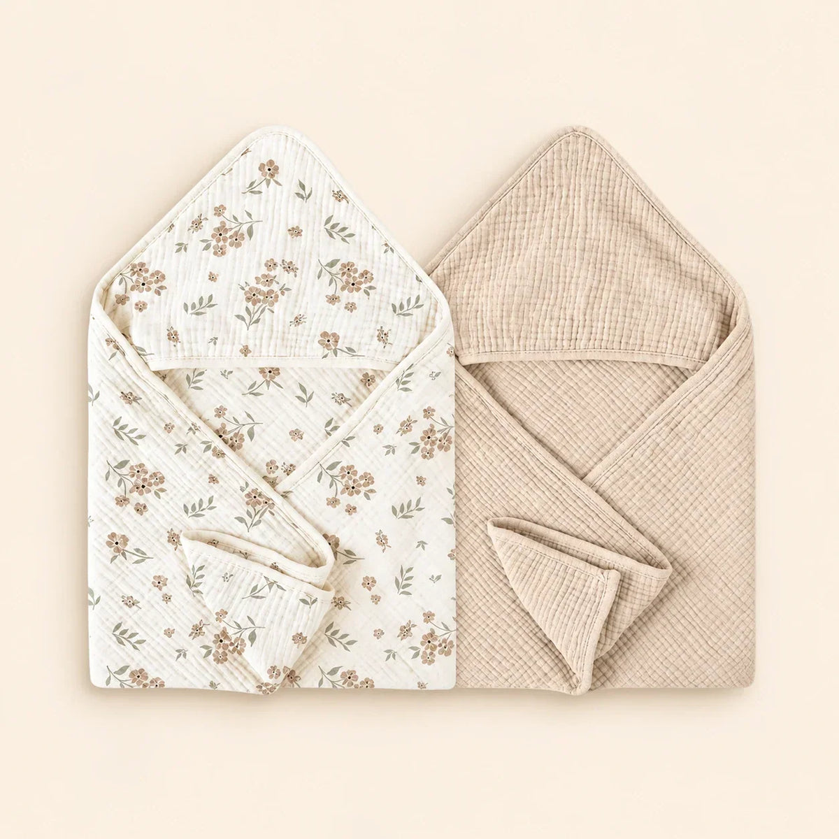 Buy 1 Take 1 TibaToes™ CozySprout Hooded Baby Towels