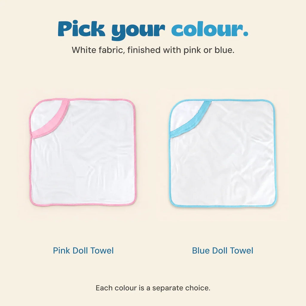 TibaToes™ Doll Bath Towel Wrap
