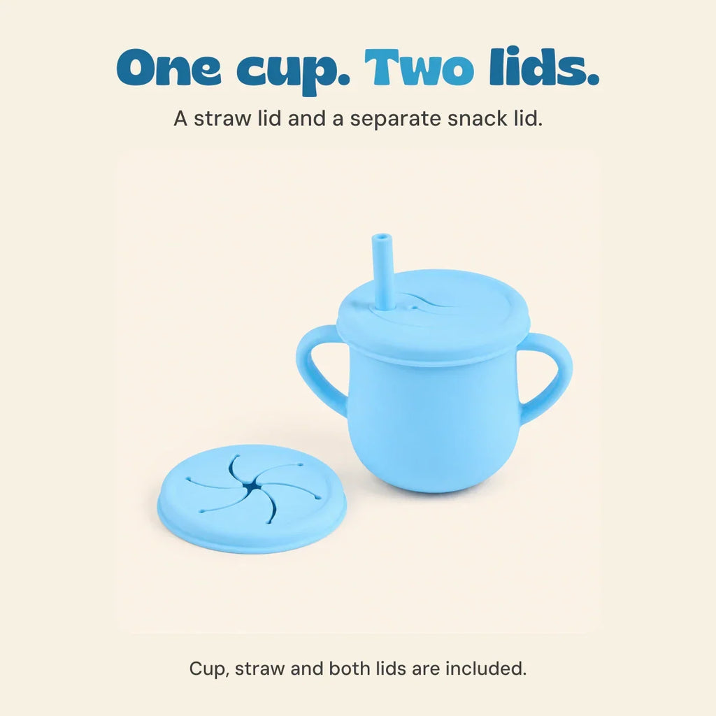 TibaToes™ Sip & Snack Silicone Training Cup