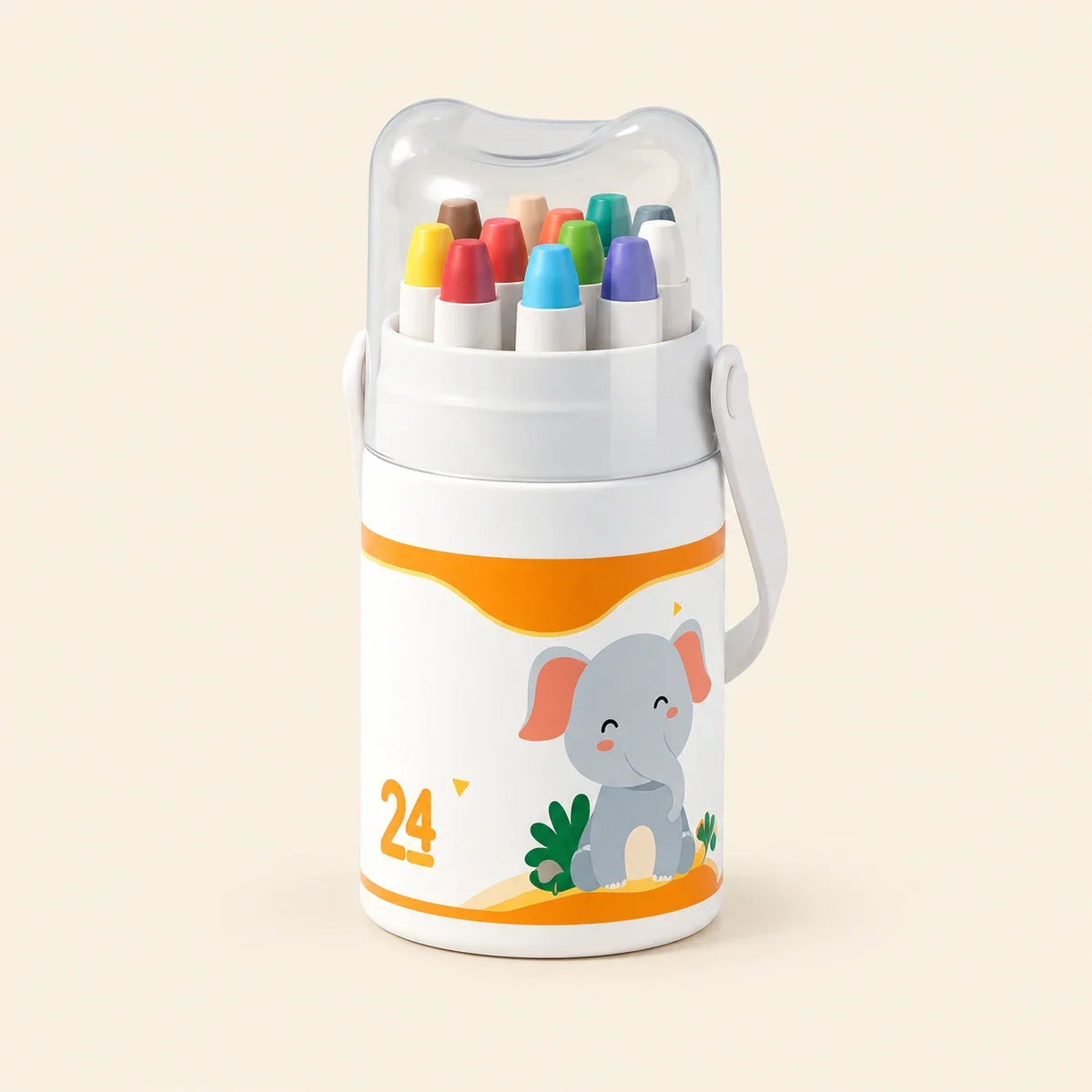 TibaToes™ Silky Twist-Up Crayon Set