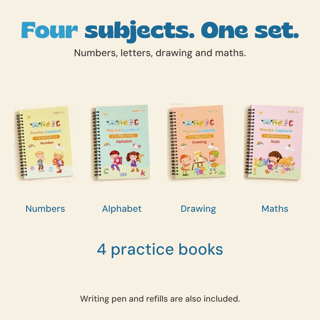 TibaToes™ Magic Practice Copybook Set