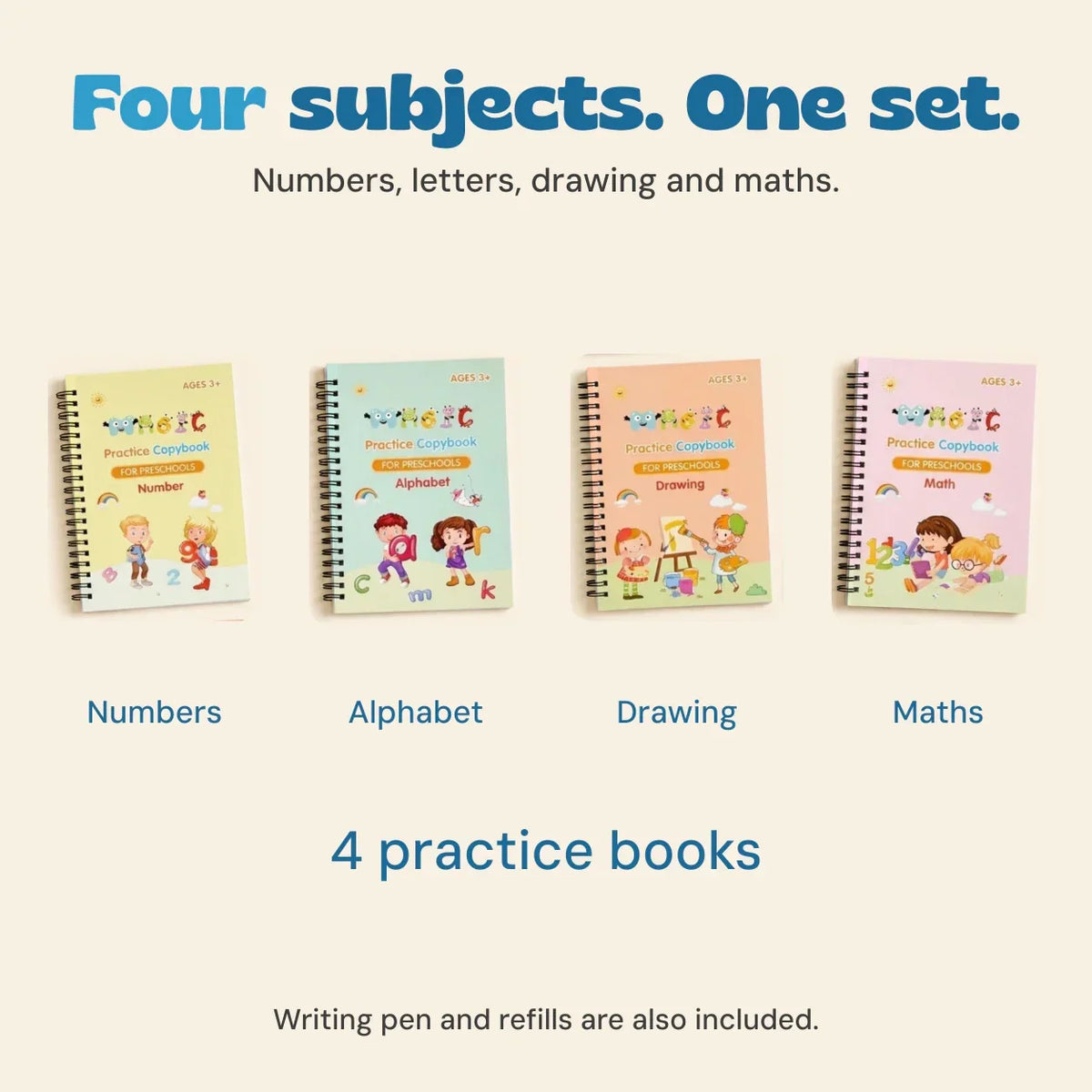 TibaToes™ Magic Practice Copybook Set