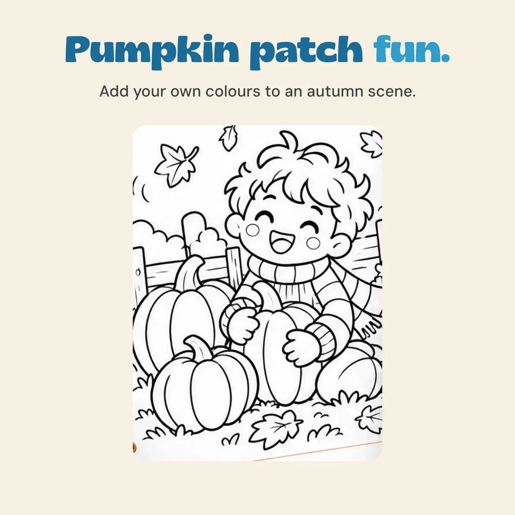 TibaToes™ Little Fall Coloring Book
