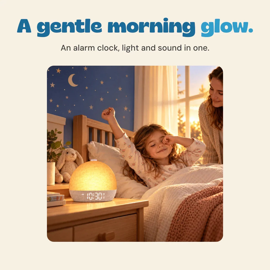 TibaToes™ SunriseGlow Sound Alarm Clock