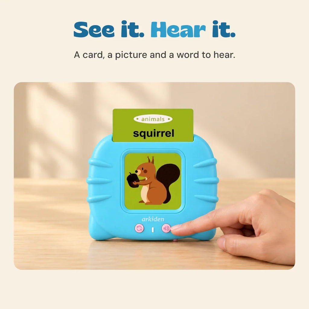 TibaToes™ Montessori Talking Flashcards