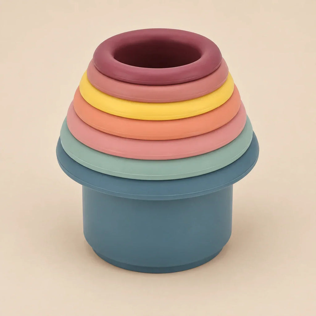 TibaToes™ SoftStack Silicone Stacking Cups